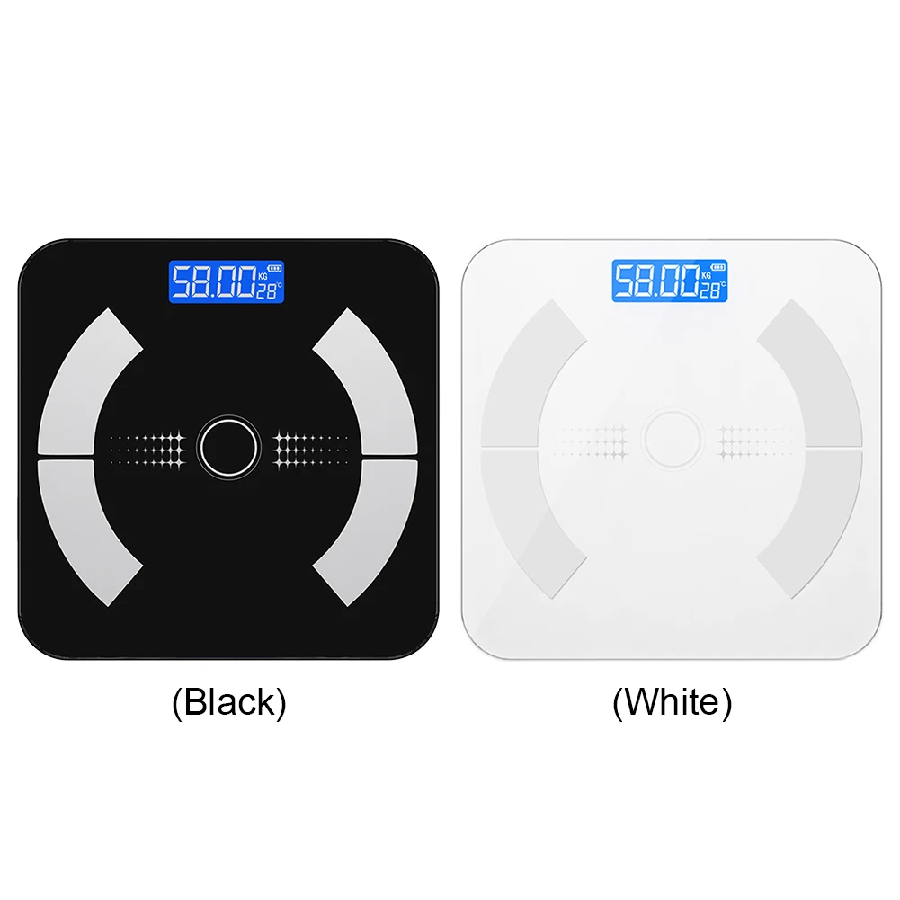 Smart WeightScale Bluetooth-Compatible Wireless Body Fat Scale BMI BMR Muscle Mass Digital Bathroom Weight Scale