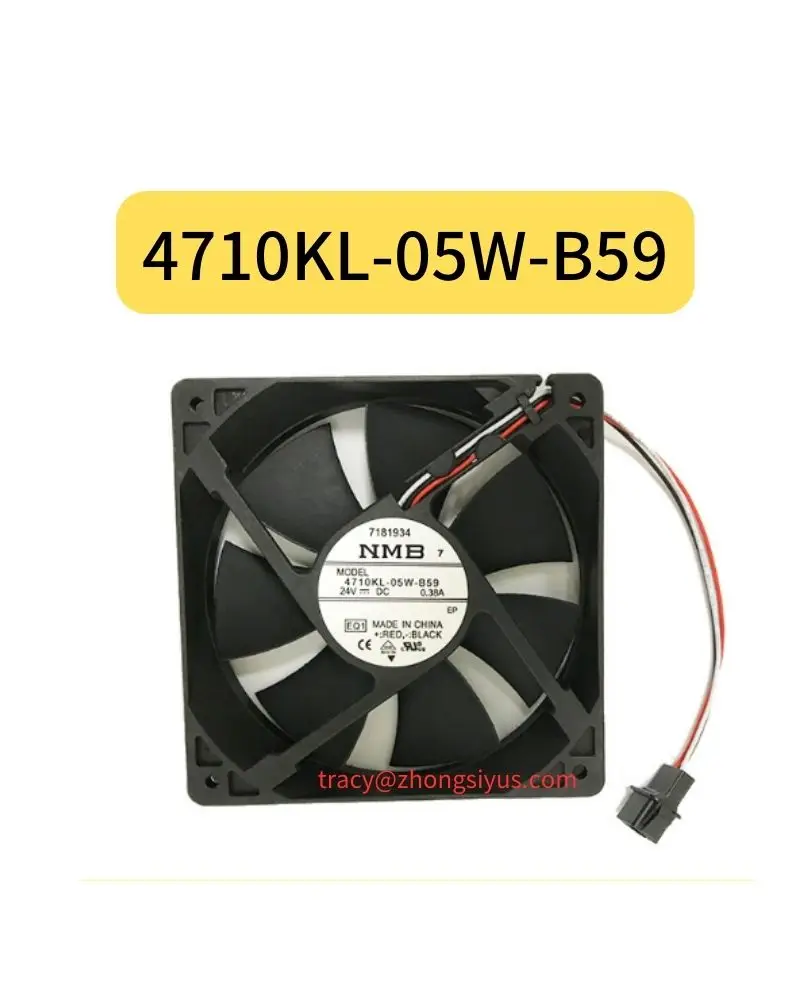 

Новый осевой вентилятор 4710KL-05W-B59 NMB 24 В 0,38 А 120*120*25