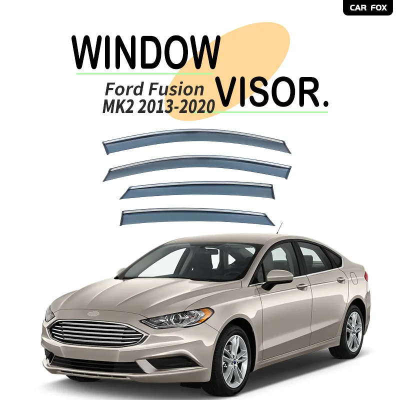

Для FORD Fusion 2013-2020: Дефлекторы окон, ветровики, защита от дождя и солнца, автомобильные аксессуары