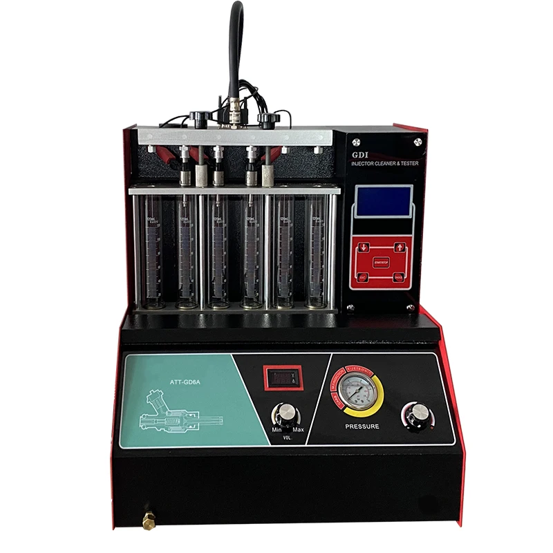 Fuel Injector Cleaner and Analyzer for Electric Nozzle Cleaning and Testing