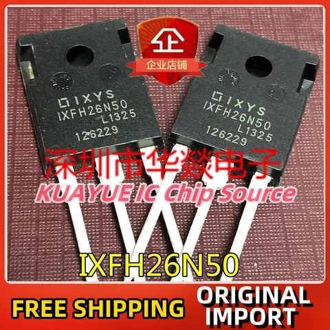 빠른 배송 품질 보증, IXFH26N50 TO-247 500V 26A, 10 개-30 개