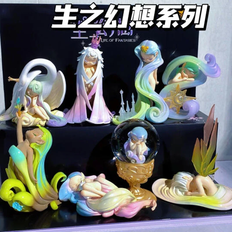 

Sleep Fantasy Series of Life Fantasy Mystery Toys Kawaii Action Anime Figure Gifts Model Collection Decorative Doll Ornaments