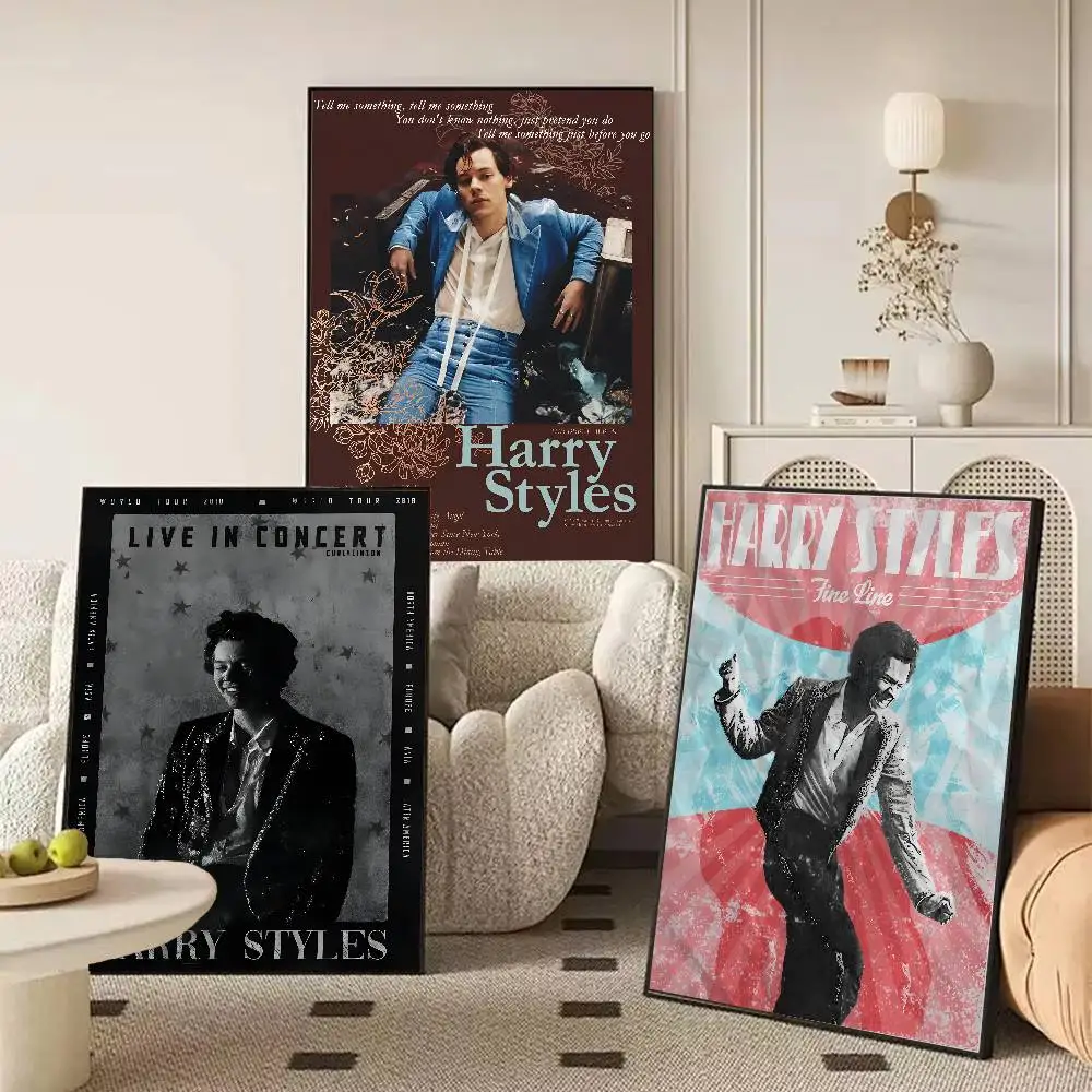 Singer H-Harrys S-Styles Poster Art With Prints Home bedroom living room decoration gift
