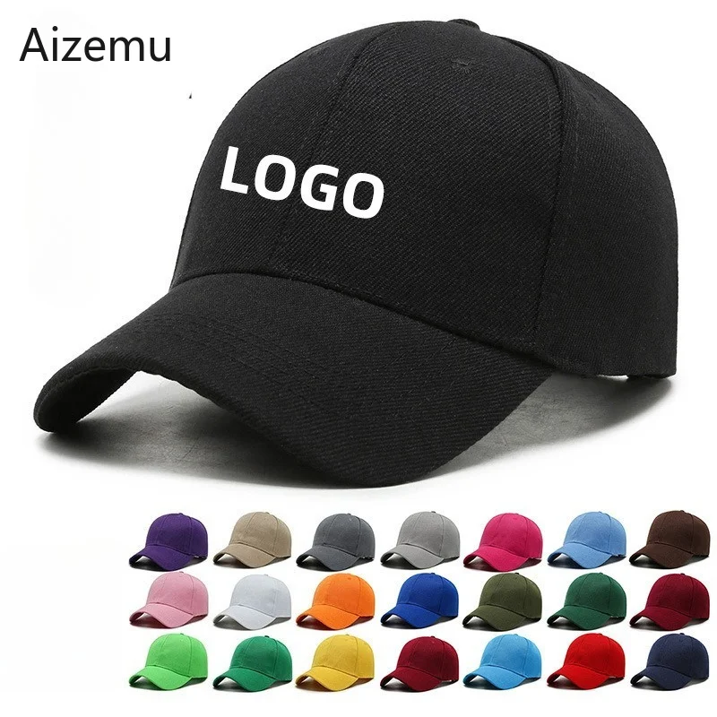 Customize Adult Men's Caps Top Quality Embroidered Baseball For Men Golf Hats Custom Logo Tennis Women Printed Peaked Cap