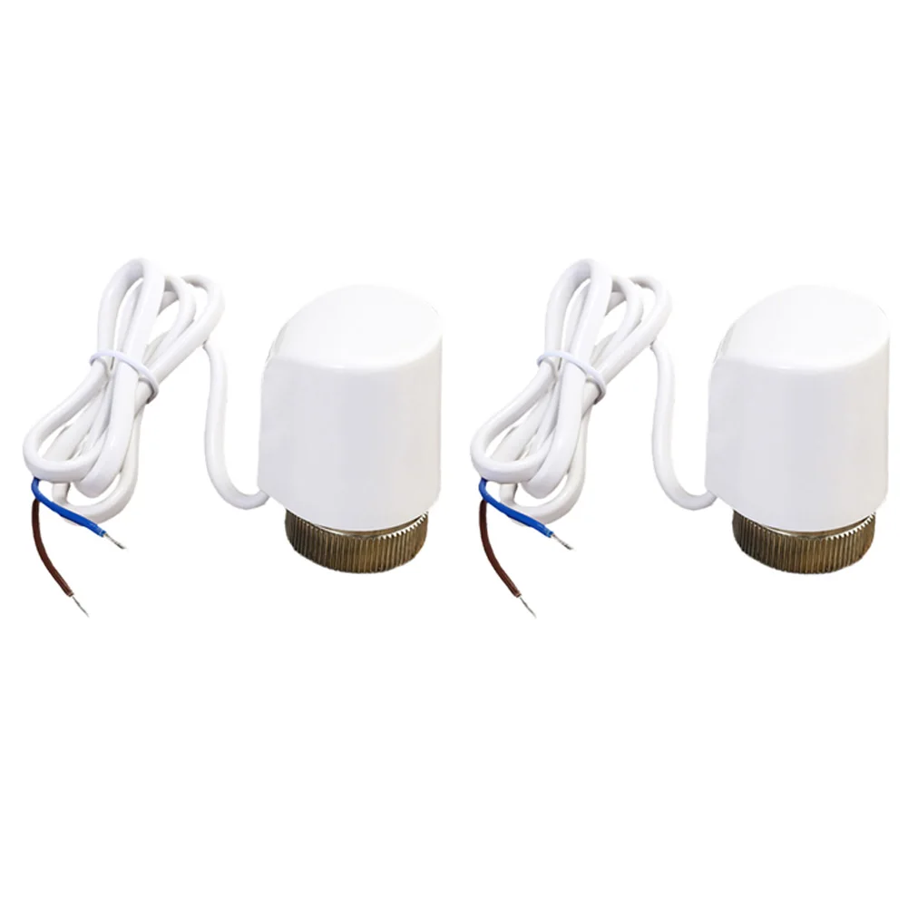 2pcs AC230V M30*1.5mm Electric Thermal Actuator For Floor Heating Radiator Valve Home Improvement Hardware Parts For Home