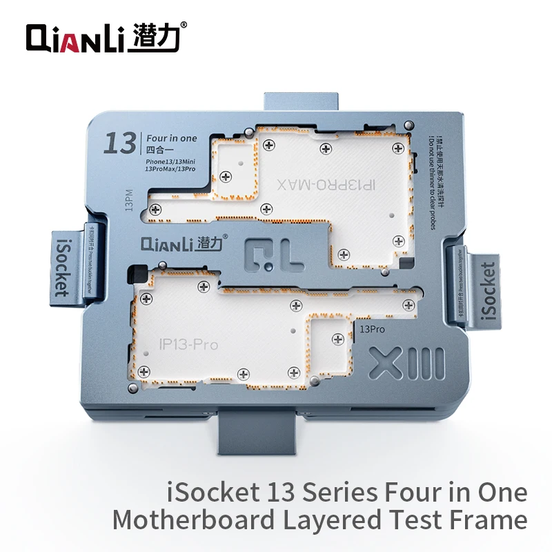 Imagem -05 - Qianli-motherboard para Iphone us Fixture Layered Test Stand Reballing Pcb Separação Jig 15 14 13 12 11 Pro Max xs 8in 1