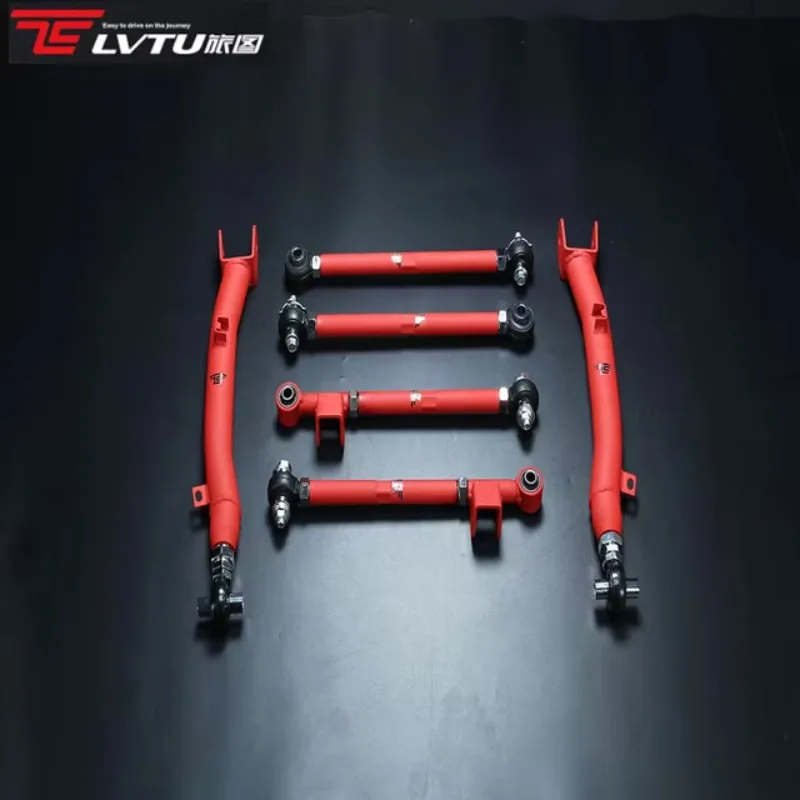 LVTU Auto Rear CAMBER Control Arm For Subaru Impreza WRX STI JDM 1993-2007 Rear Upper Traction Rod Toe Bar Camber Kits