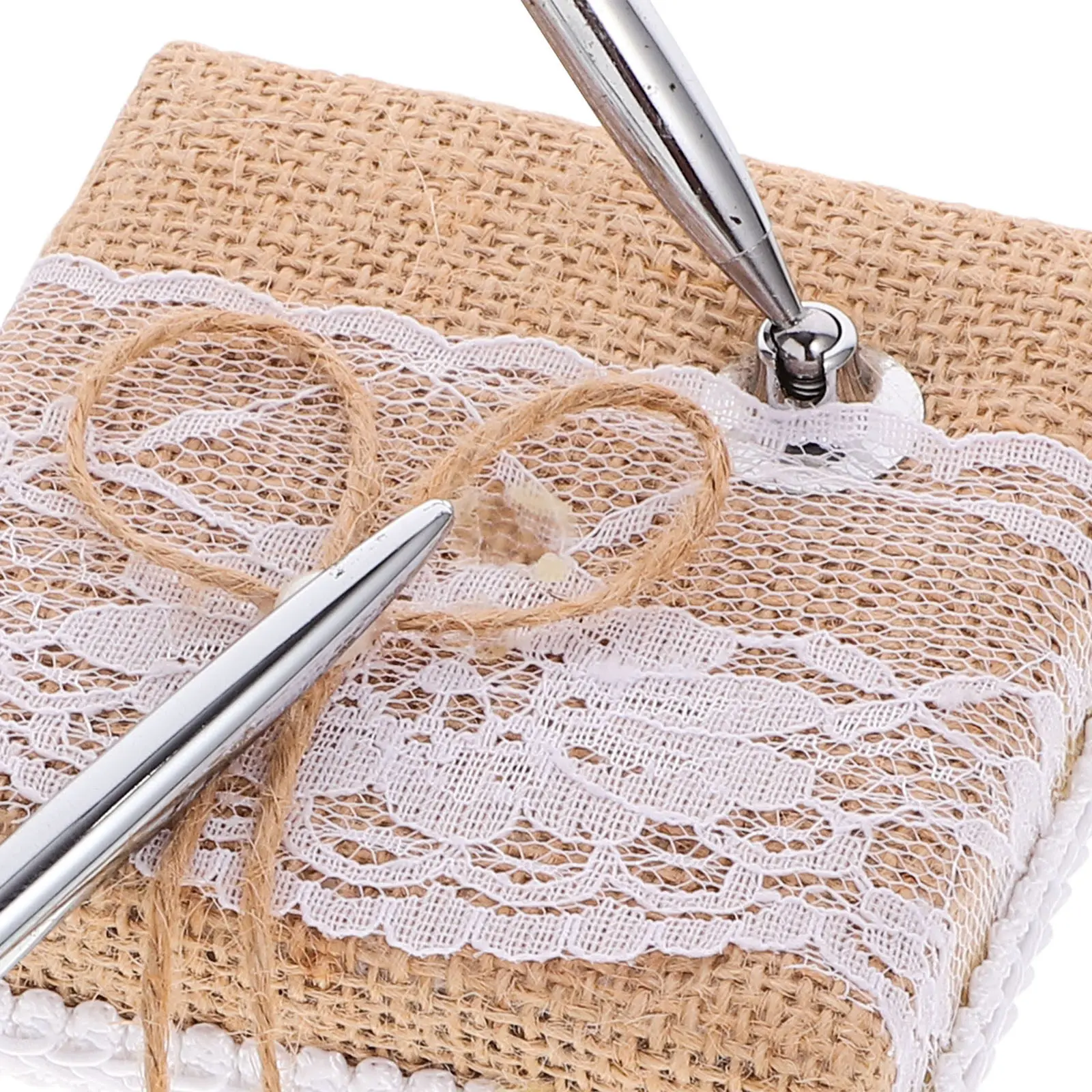 

Wedding Signing Pen Linen and Steel Construction Lightweight Elegant Design for Guest Book Banquet Party Anniversary Birthday