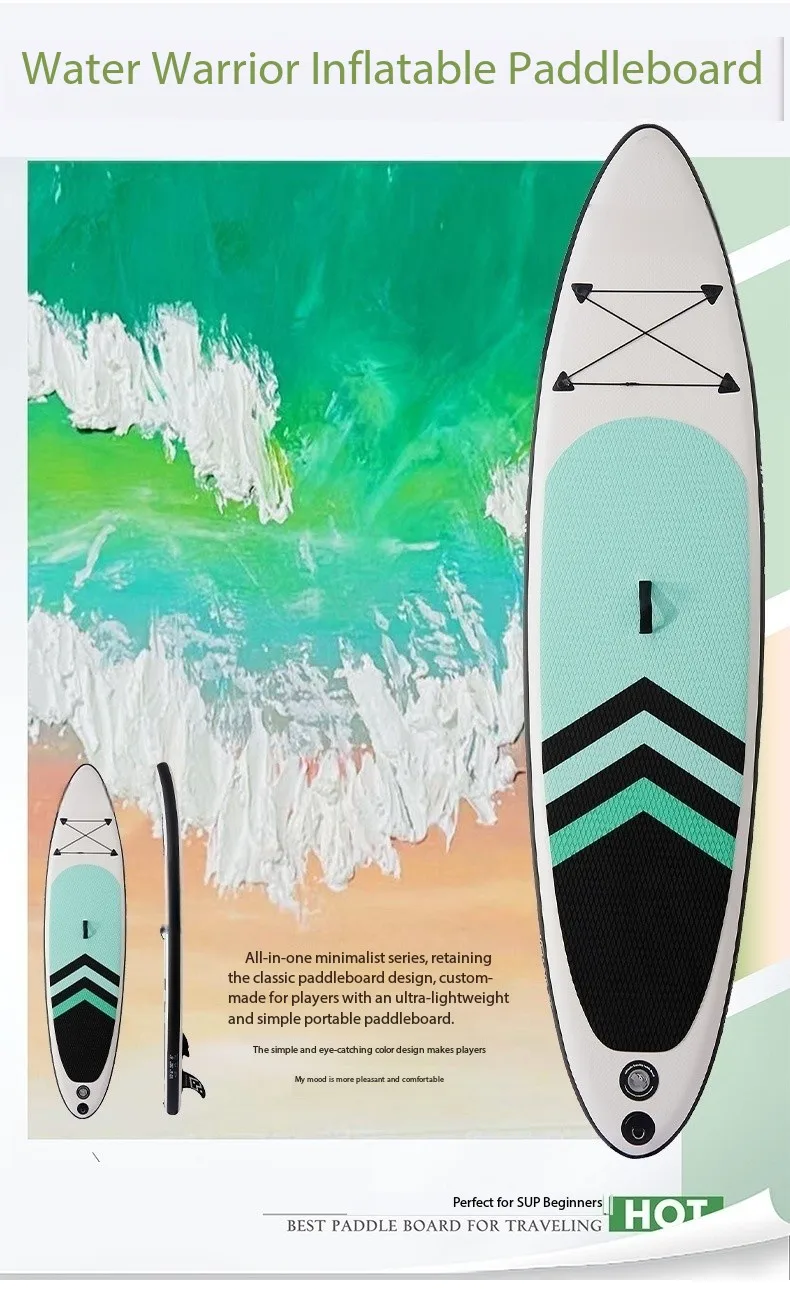 

Hot Selling Inflatable Paddleboard Ultra Light PVC Stand up Paddleboard 12kg Surf Paddleboard Non slip Comfortable Deckpromote s