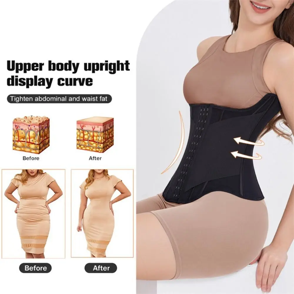 

Abdominal Tummy Control Shapewear Slimming Push Up Waist Trainer Belt Abdomen Reducing Postpartum Lace Mesh Training Belt Women