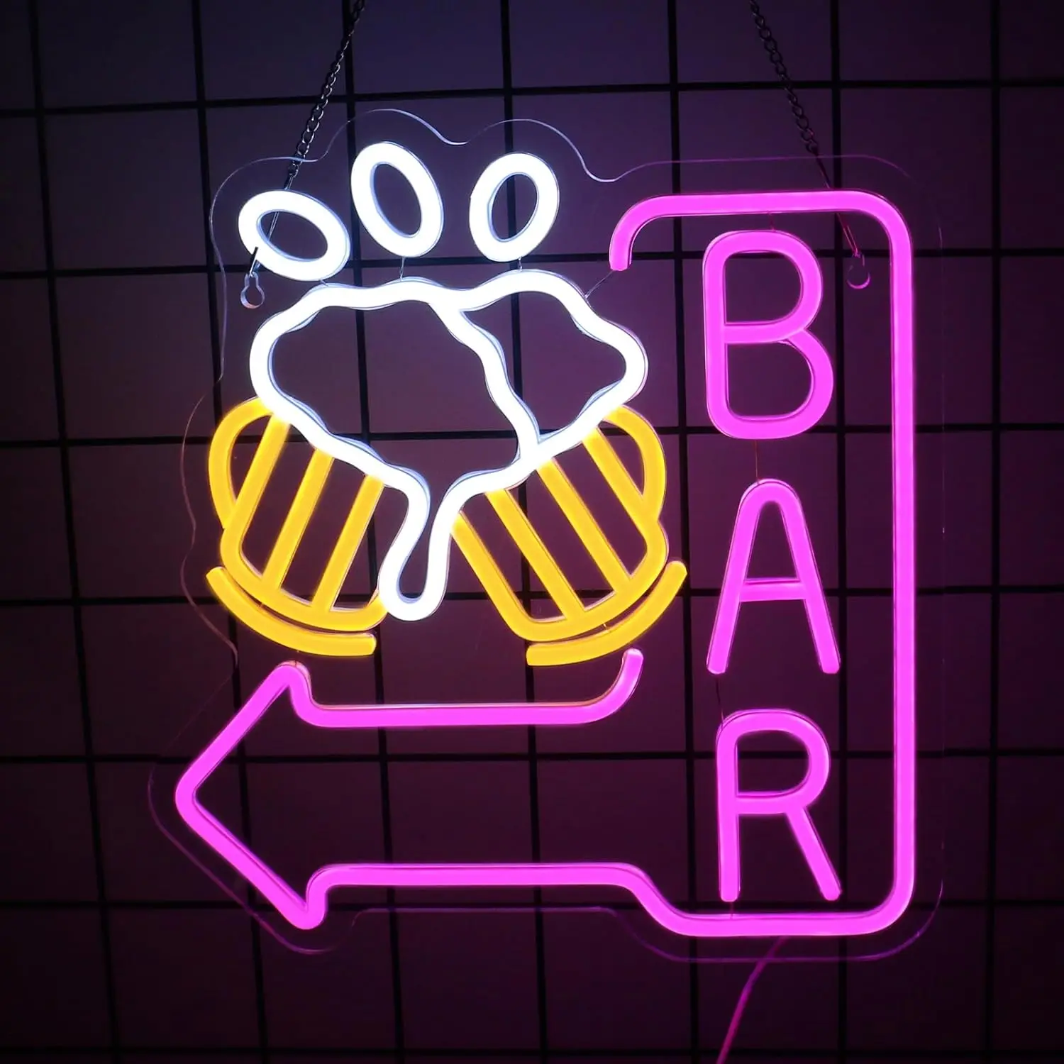Bier Neon Sign USB Powered Dimbare LED Bar Sign voor Home Bar Tavern Club Pub Party Man Cave Decoratie Neon Light
