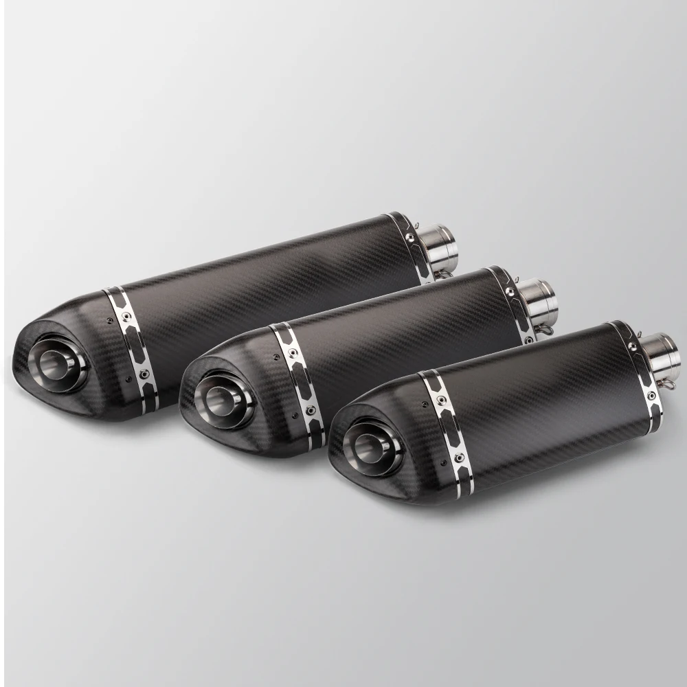 

Universal 51mm Motorcycle Exhaust Pipe, modified carbon silencer with DB killer for GSX250R, R25, z750, mt15, duke250