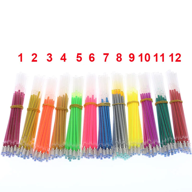 20 Stuks Kleur Bijvullen 12 Kleuren Fluorescerende Vulling Flitser Bijvullen 0.8Mm Kind Student Schilderen Briefpapier School Kantoorbenodigdheden