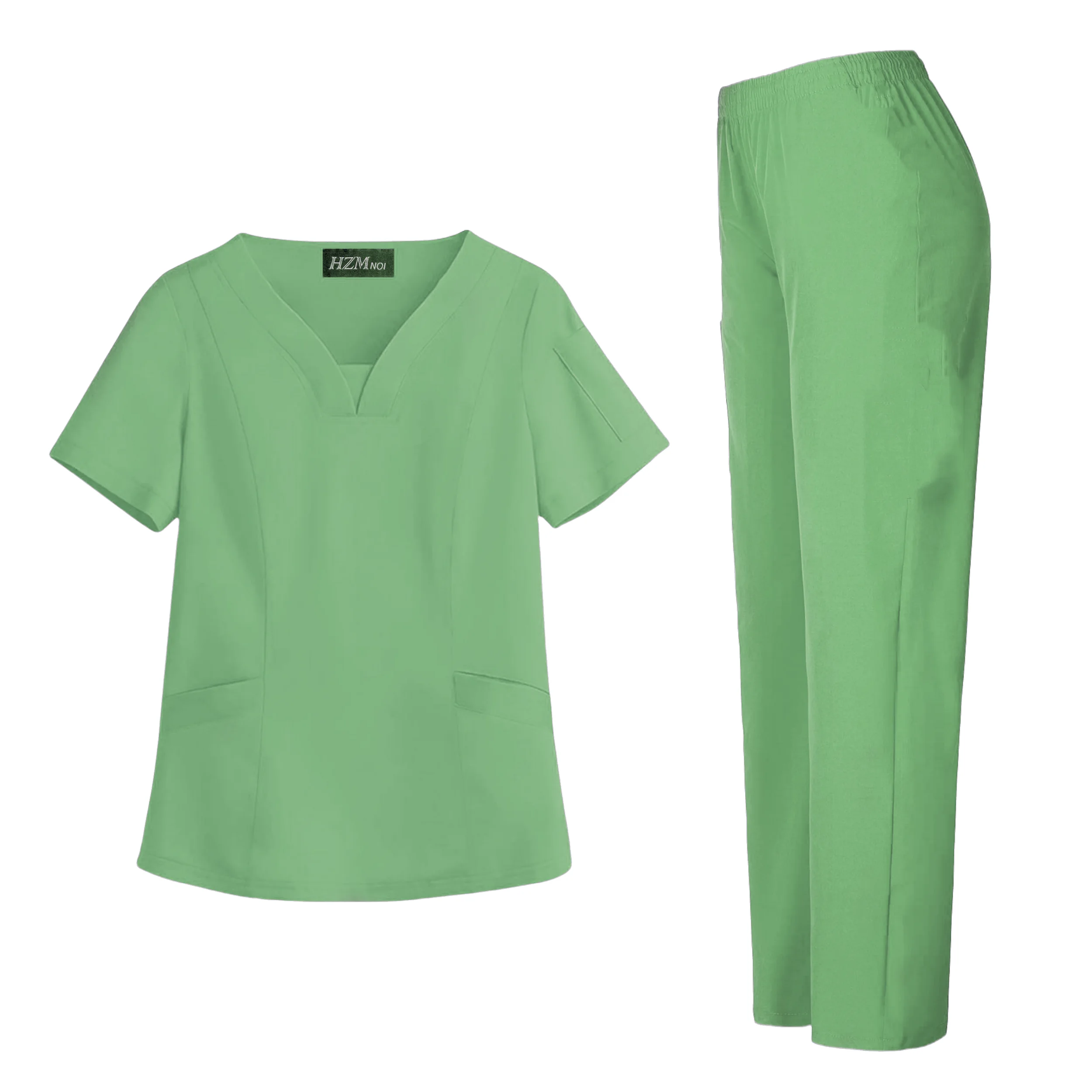 Chirurgische Uniformen Vrouw Scrub Set Medische Verpleegkundige Schoonheidssalon Werkkleding Klinische Scrubs Top Broek Spa Arts Verpleegkundige Tuniek Pak