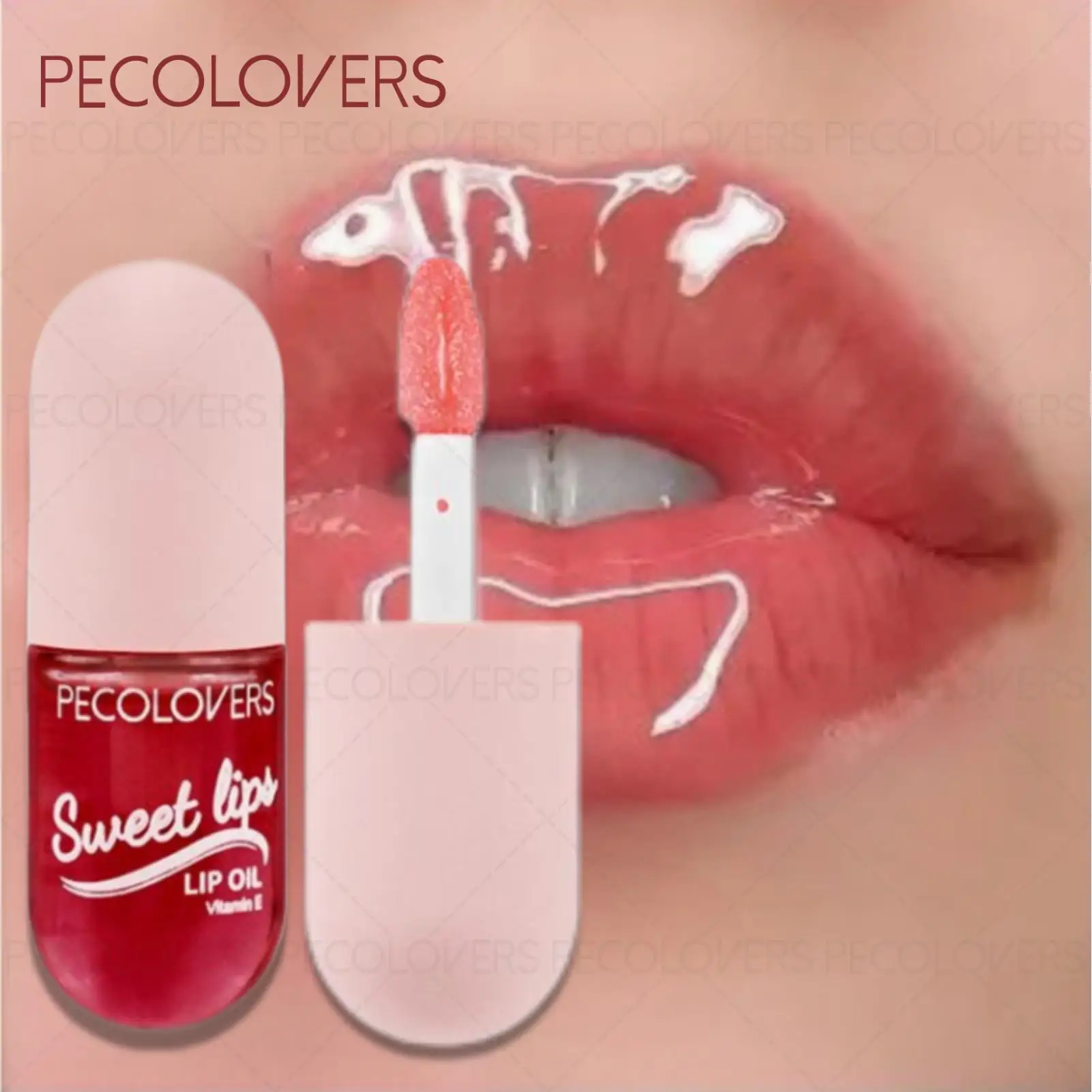 Nourishing Fruit Flavoured Lip Oil,Hydrating, For Dry Lip's, Moisturizing Lip Gloss,Water-Like Mirror Gloss