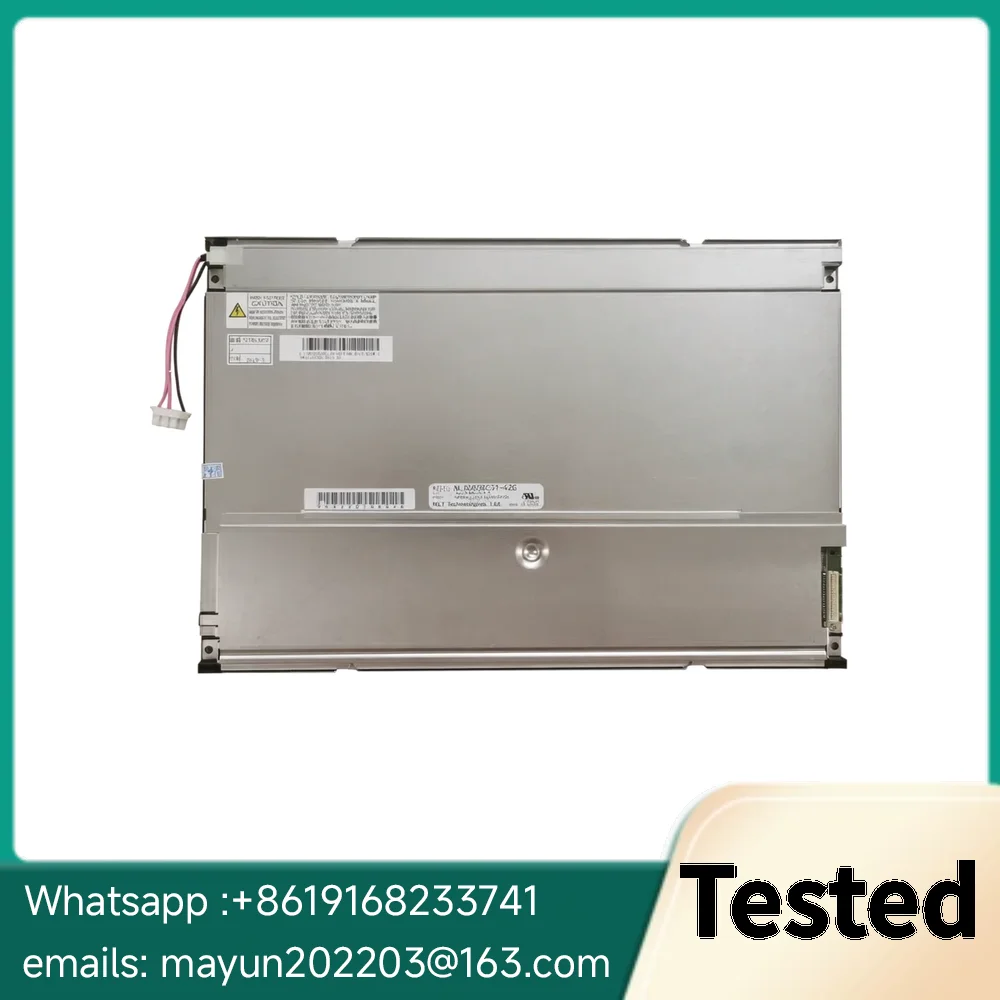 Original Tested NL8060BC31-42G 12.1”Inch Industrial Display LCD Panel 800x600