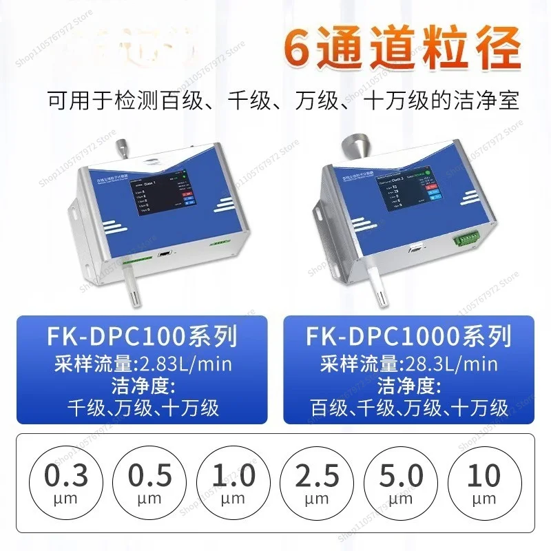 For dust particle counter workshop test dust particle detector 28.3L/real monitoring