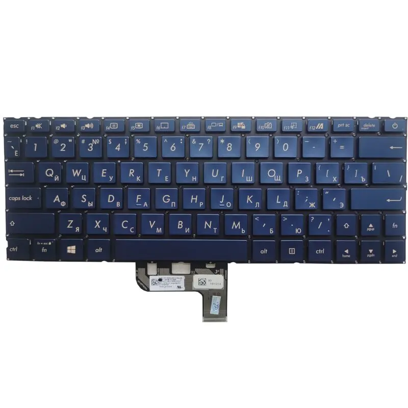New Russian Keyboard For ASUS ZenBook UX334 UX334FAC UX334FA UX334FL UX334FLC With Backlight