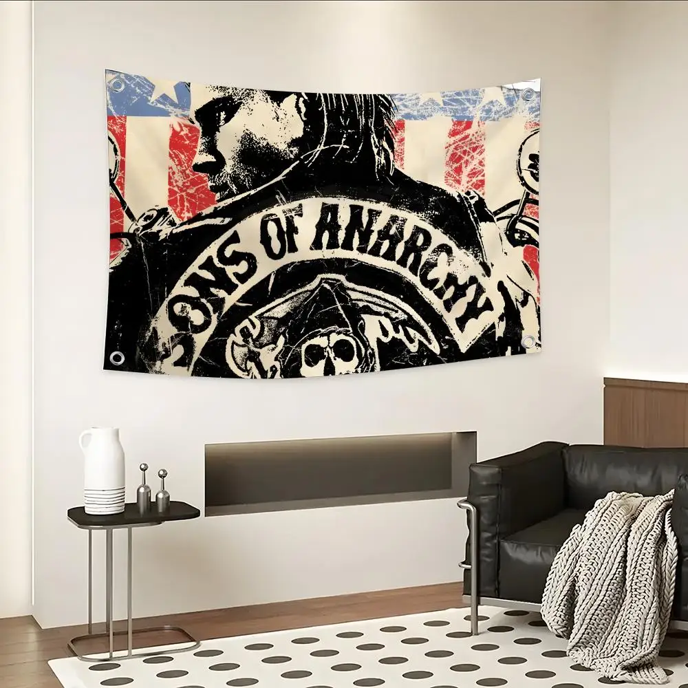 Drama Sons of Anarchy Flags Custom Camping Outdoor Garden ro