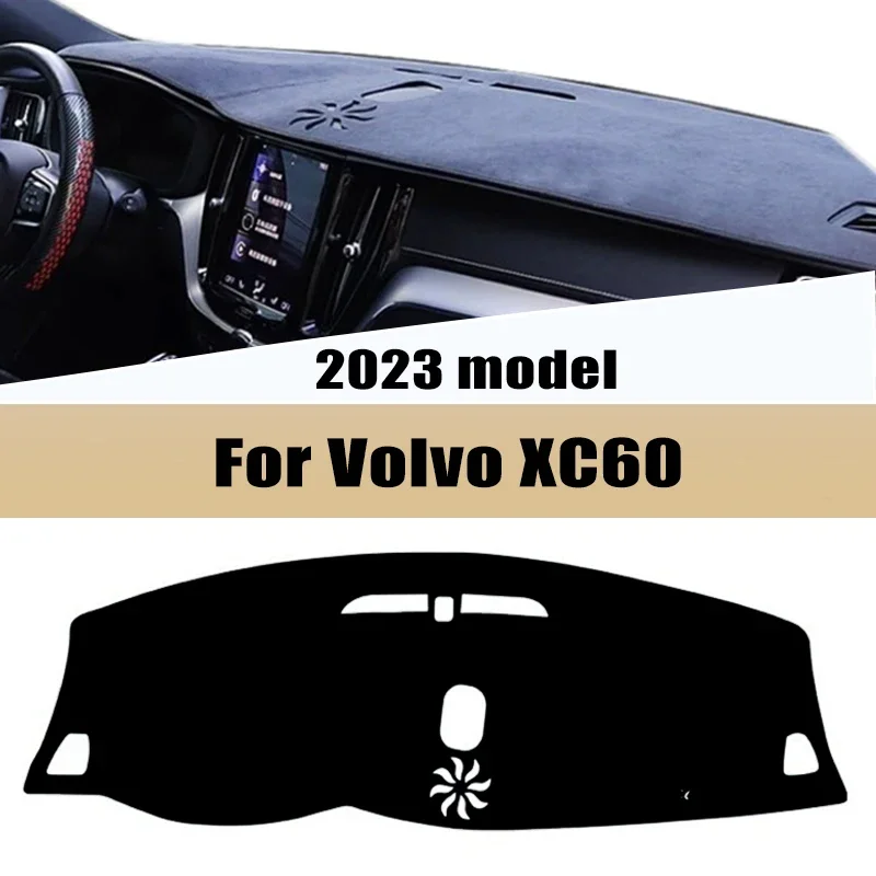 

Крышка приборной панели автомобиля, коврики от солнца, избегайте световых подушечек, защитная приборная панель для Volvo XC60 2023, модель автомобиля, аксессуары