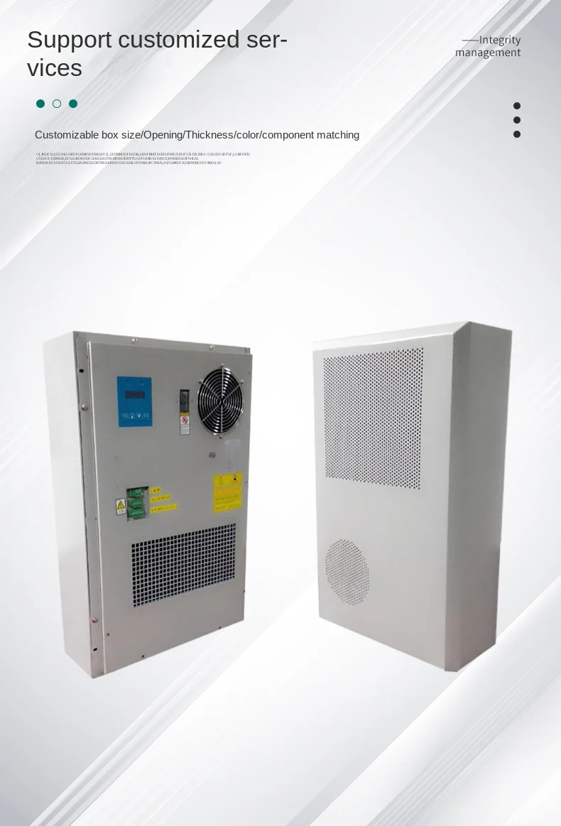 Industrial 2000W Cabinet Air Conditioner with Intelligent Temperature Control Adjustment for Substation Cabinets