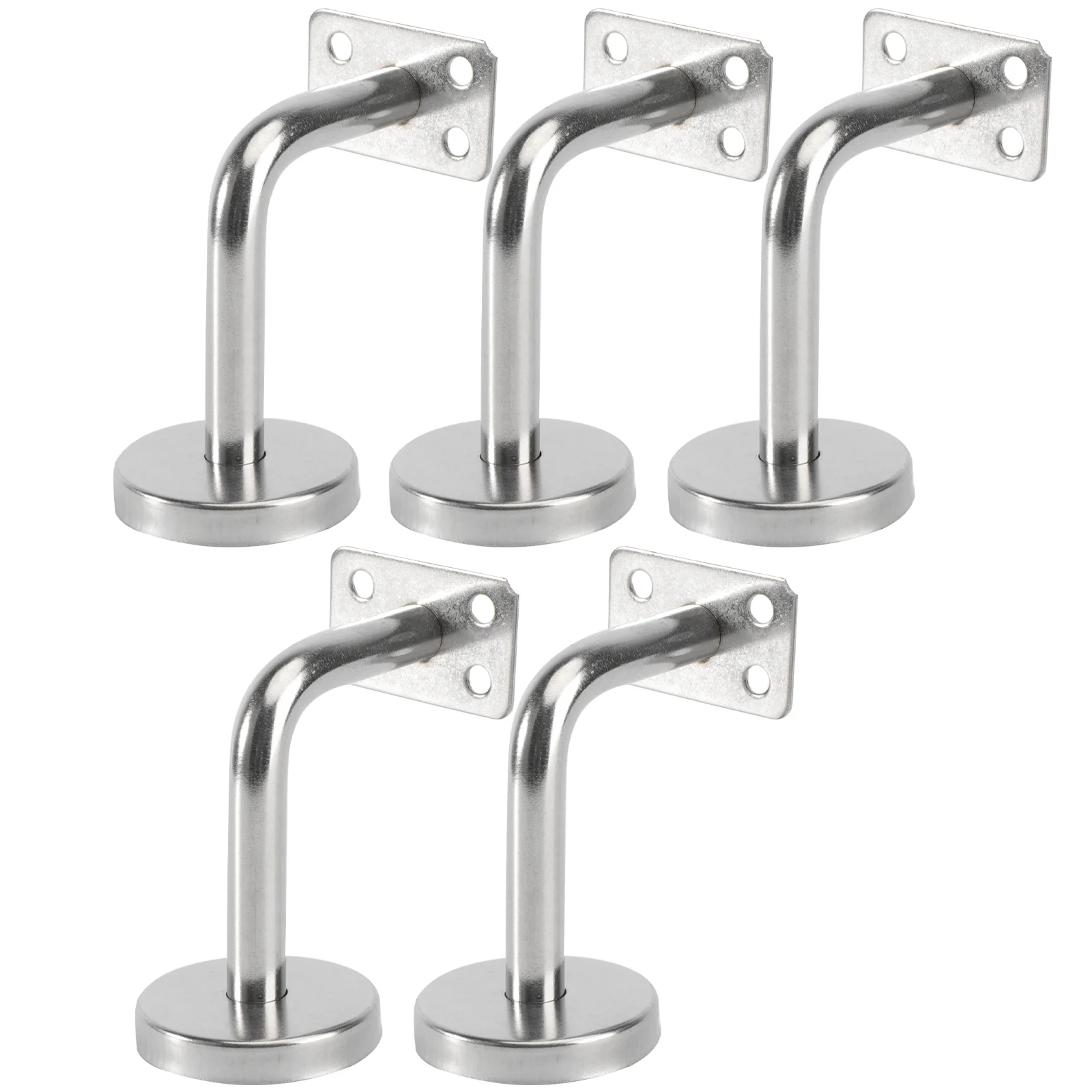 

3/5/10pcs Handrail Brackets Bracket Stair Rail Wall Railing Staircases Stainless Steel Bannister Wall Handrail Bracket