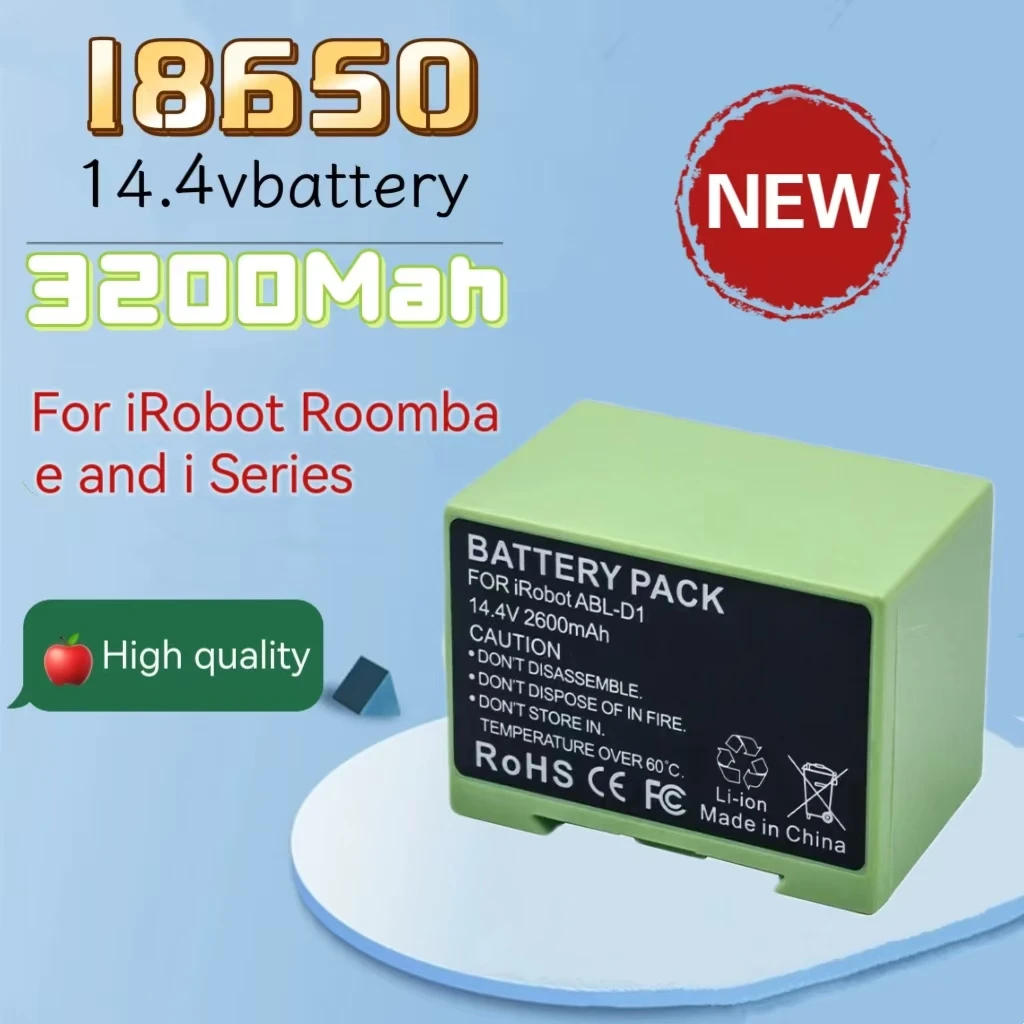 

Сменный аккумулятор 14,4 В 3200 мАч i7 для iRobot Roomba e и i Series i7 + e5 7150 7550 i3 3150 i3 + 3550 i4 4150 i4 аксессуары