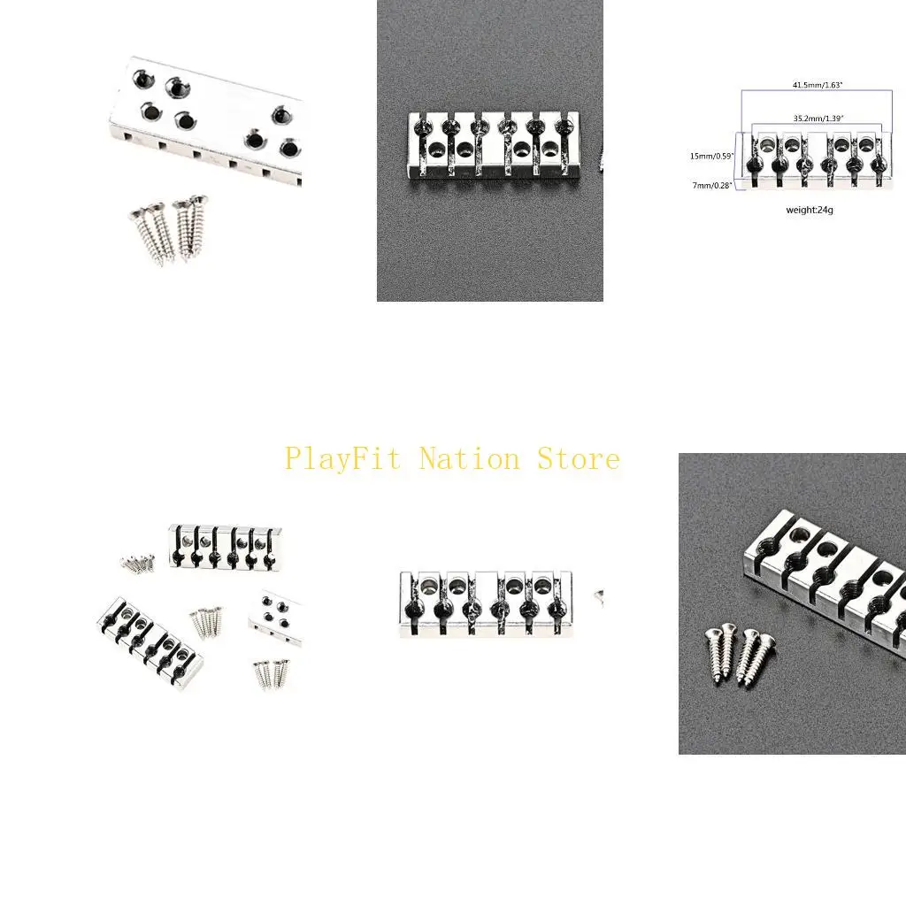 

242F 42 мм 6-струнная стопорная гайка с винтами для деталей электрогитары с тремоло-бриджем