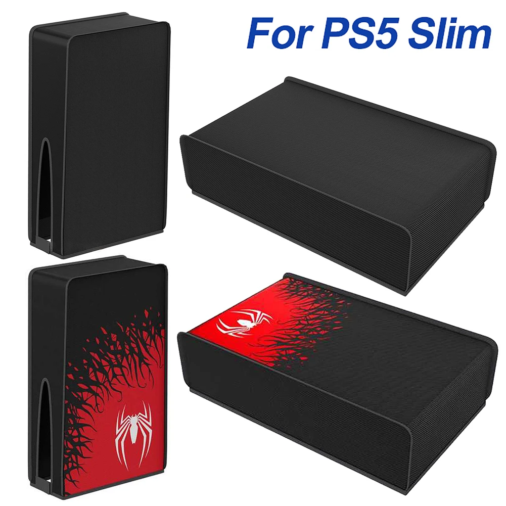 Vertical/Horizontal Dust Cover Dustproof Precision Cut Protector Protective Case for PS5 Slim Digital Edition and Disc Edition