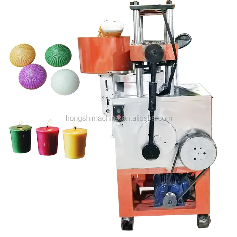 Fully automatic tea light candle extruder machine/ Wax wedding candle maker machine