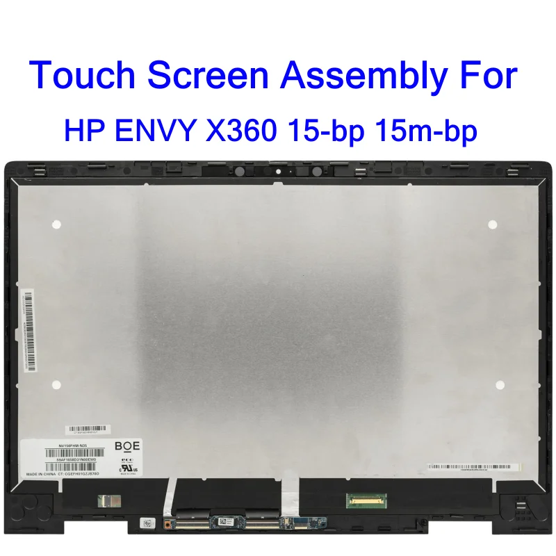 

15.6 LCD Laptop Touch Screen Digitizer Assembly For HP ENVY X360 15-BP 15T-BP 15M-BQ 15Z-BQ 15-bp010ca 15m-bp110NR 15-BQ075NR