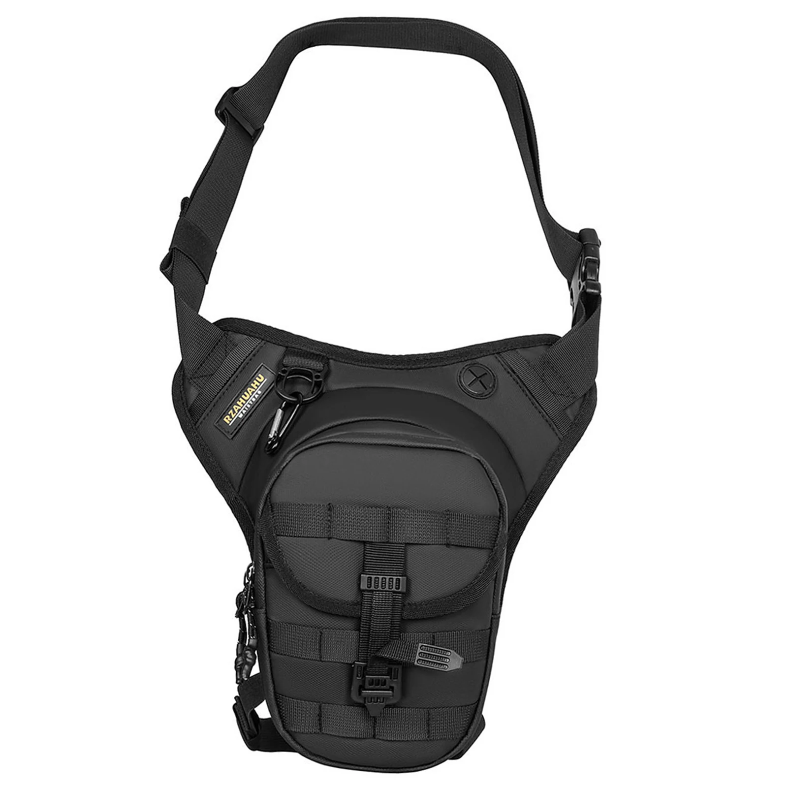 

Motorcycle Leg Bag Waist Pack Rainproof Crossbody Bag Men Women Expandable Capacit Multifunctional for Riding Cycling