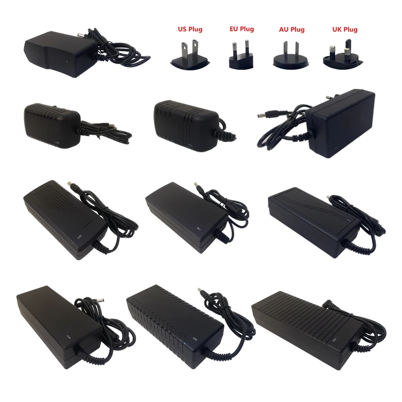 AC 110V 220V To DC 5V 9V 12V 24V 1A 2A 3A 5A 6A 8A 10A Power Adapter Supply Charger adaptor US EU AU UK Plug For LED Light Strip