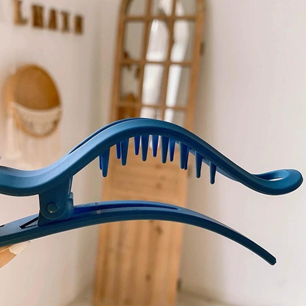 

1pc Premium Claw Clips Durable Plastic Bath Clamps For Women Shower Hairpin Household Hair Clip Female Jaw Clip Daily Use