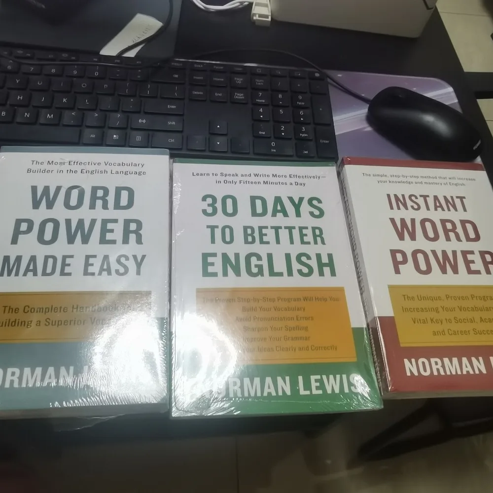 

Word Power Made Easy / 30 Days To Better English / Instant Word Power By Norman Lewis Educational Learning English Book