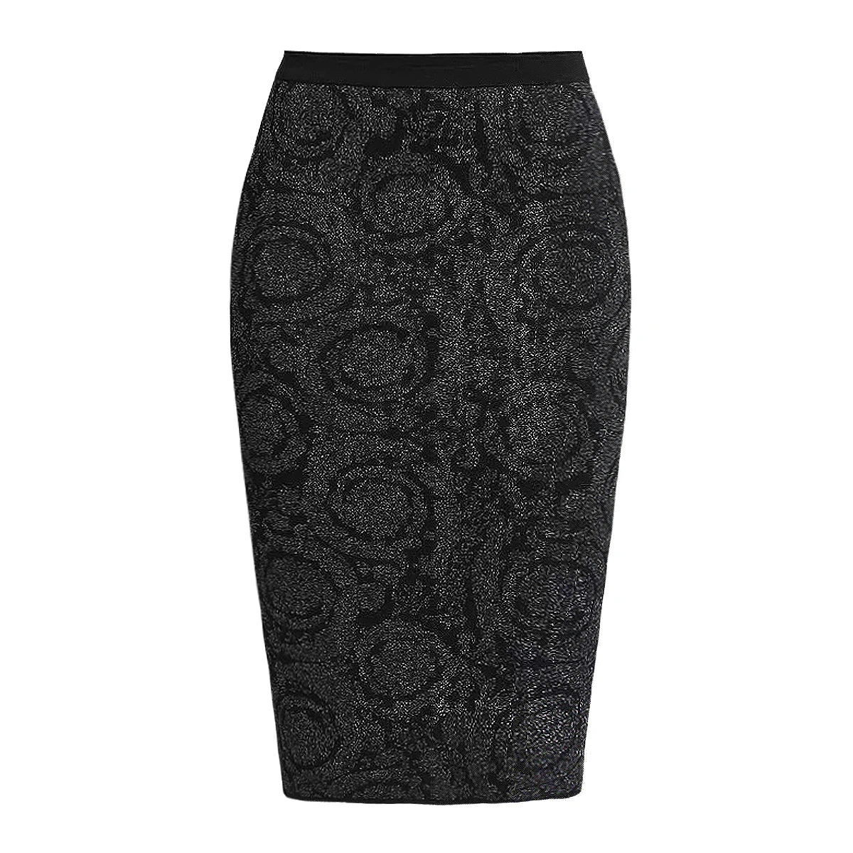 ฤดูร้อนใหม่คุณภาพสูง Socialite แฟชั่นคลาสสิกเดินทางผู้หญิงสั้น Bright ผ้าไหมถักครึ่งกระโปรง