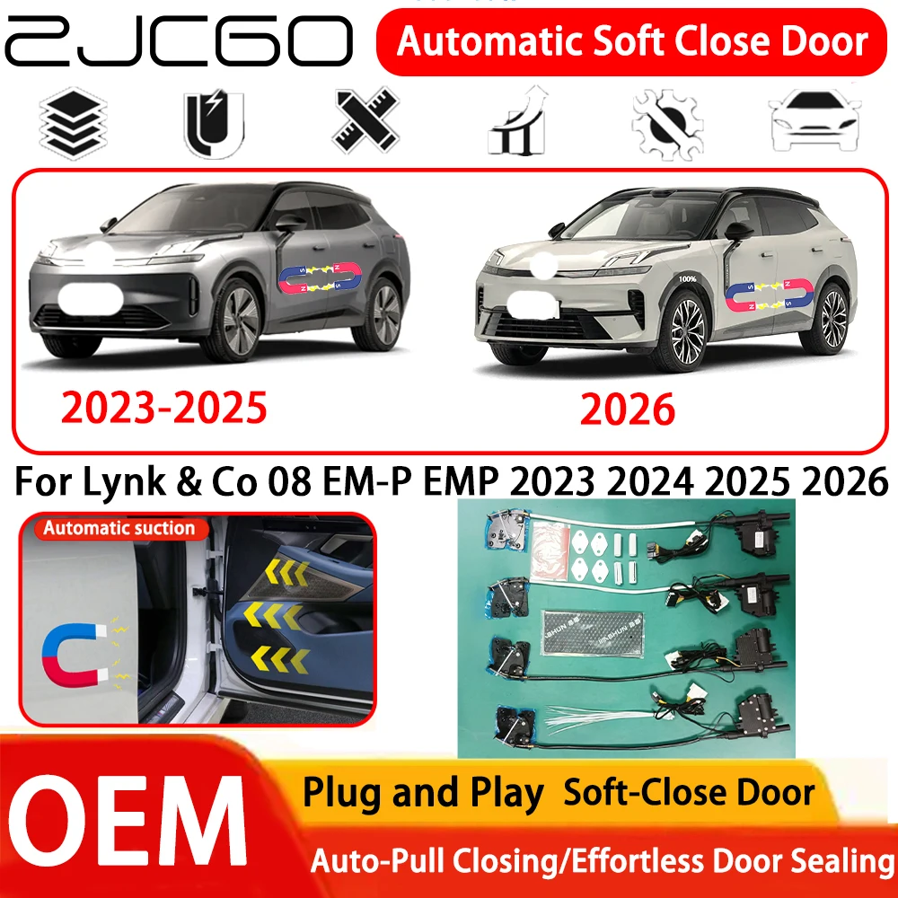 for Lynk & Co 08 EM-P EMP 2023 2024 2025 2026 Car OEM Plug and Play Automatic Electric Soft Close Door Comfort Closing System
