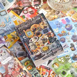 45 pcs INS styles daily DIY sticker cartoon collage decorative paper Scrapbooking Material handmade Junk Journal Supplies