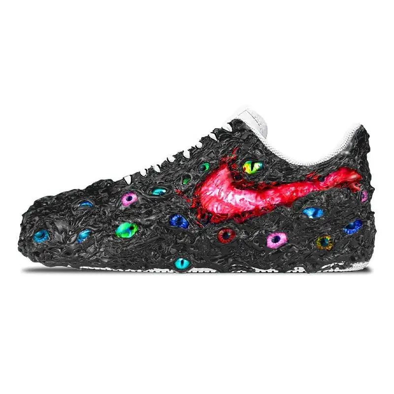 

[Custom The female version of Angry Cthulhu is dark and special]Nike Air Force 1 Air Force 1 Anti-Slip Wear-Resistant Low-Top