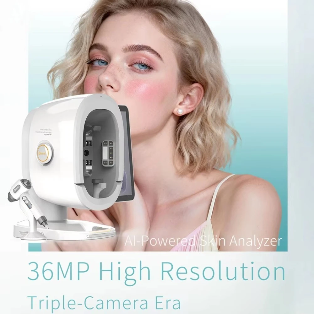 Skin and Hair Analyzers Professional 3D Skin Scanner Magic Mirror Facial Analyzer Portable Face Monitor Skin Care Detector