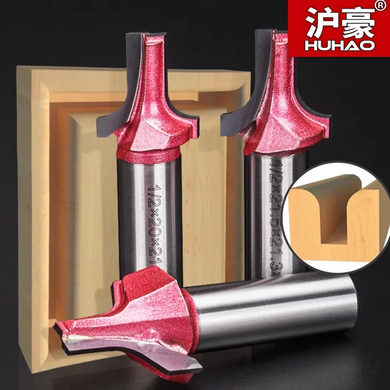 

HUHAO фреза для дверей шкафа R угловая фреза TCT гравировальный станок с ЧПУ обрезка дрель долбежная деревообрабатывающая фреза