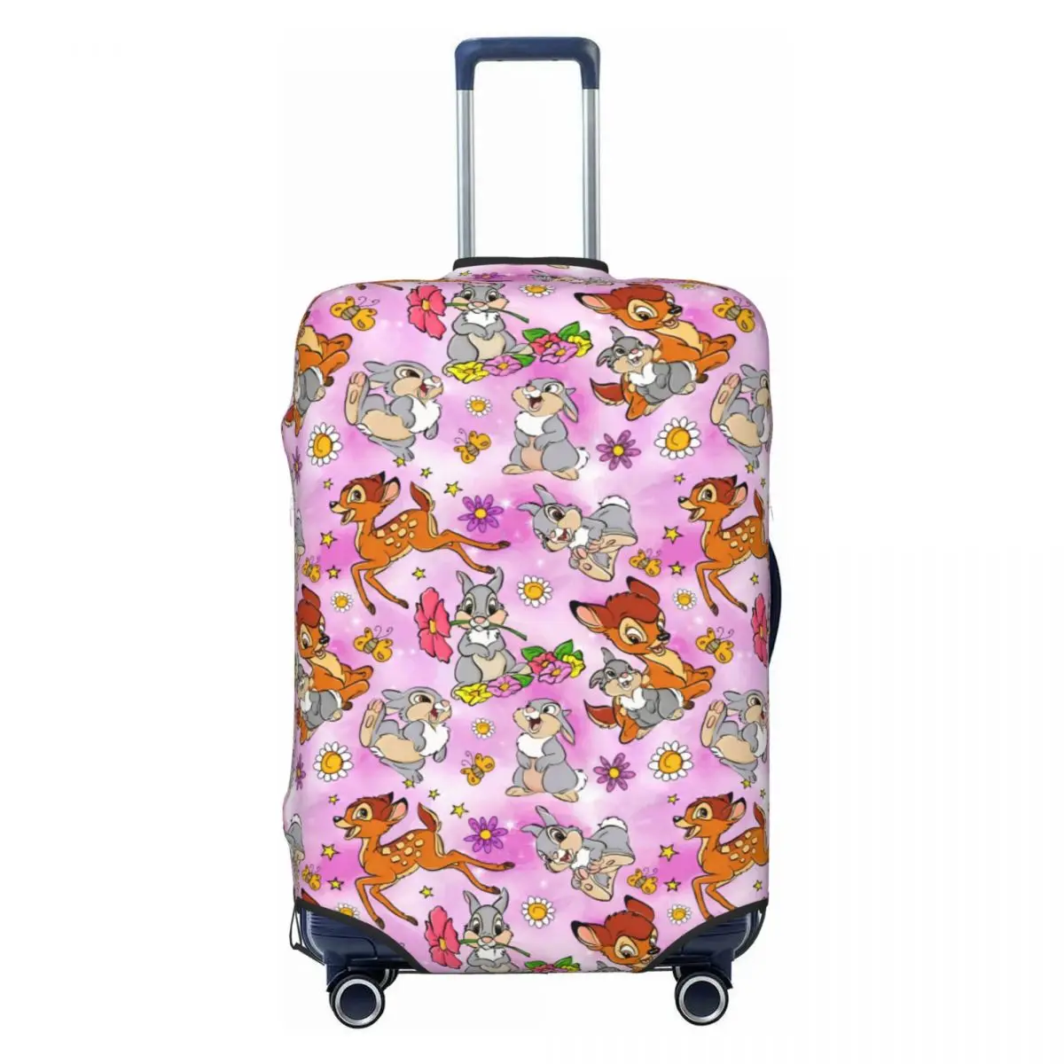 

Чехол для чемодана с кроликом Бэмби в стиле манга, милый аниме-принт, для чемоданов 18-32 дюйма