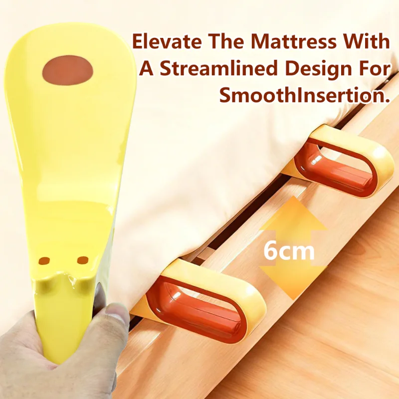 Plastic Bed Sheet Tucker Cartoon Labor-Saving Mattress Wedge Lifter Ergonomic Design Non-slip Sheet Change Helper Bed Maker Tool
