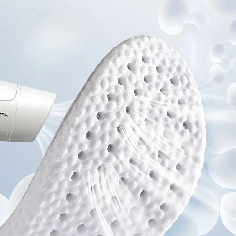 Sport Insoles for Shoes 4D Shock Absorption Deodorant Breathable Cushion Running Insoles for Feet Men Women Breathable Insoles