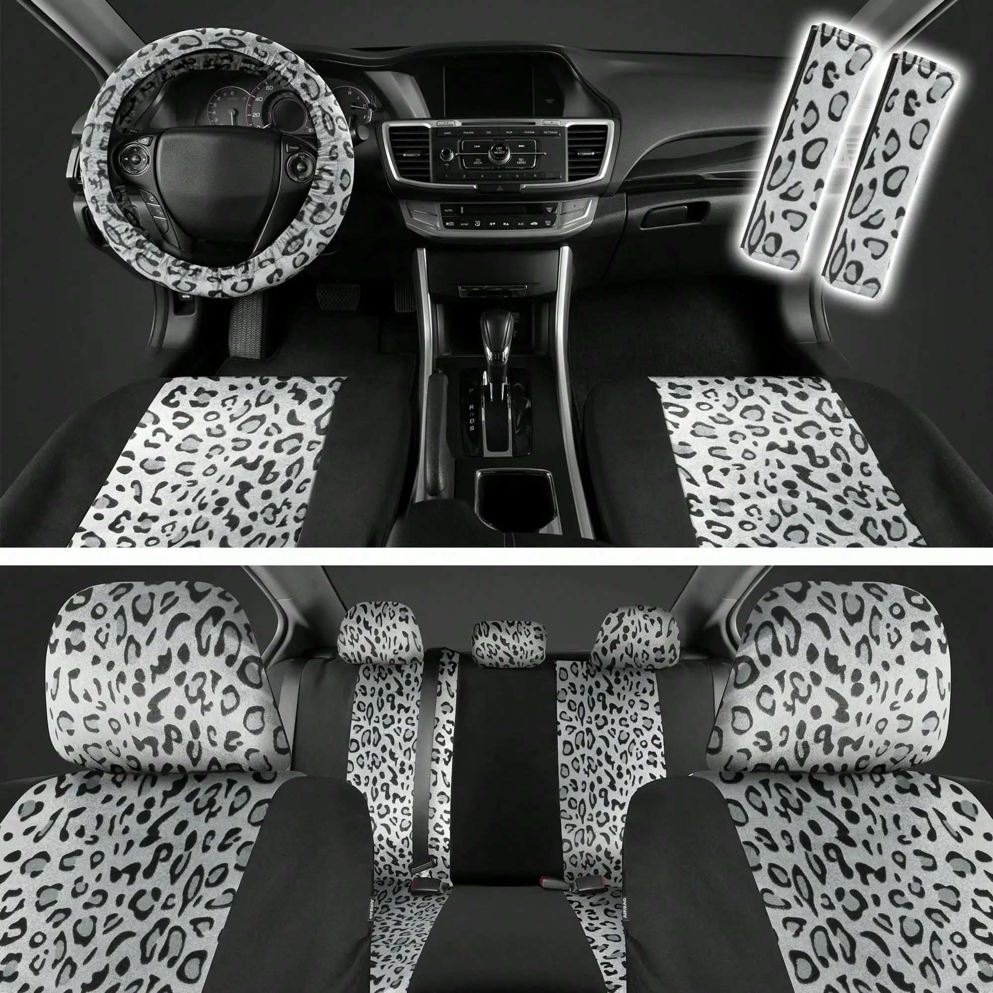 

print car seat cover complete set with matching