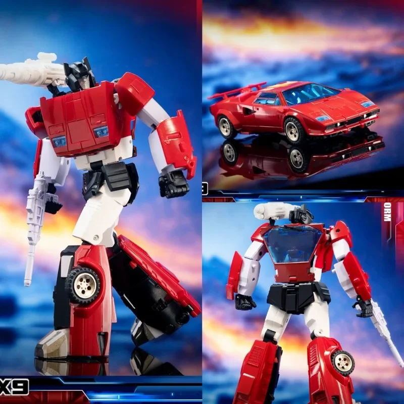 In Stock！Transformation DX9 D21 Sideswipe Red Storm G1 MP Scale Action Figures Robot Toy