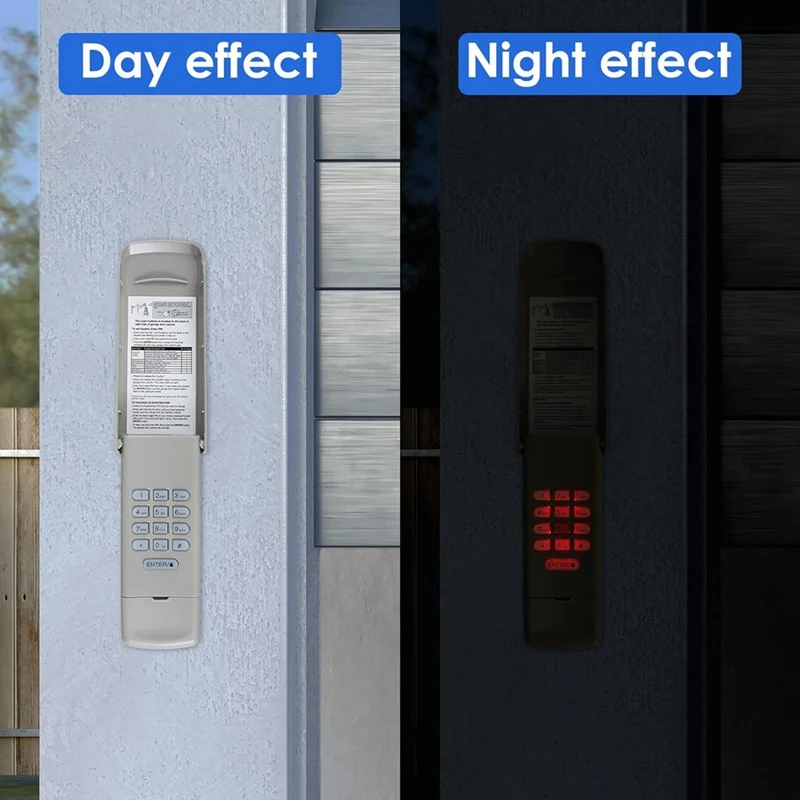 Garage Door Opener Keypad, Wireless Keypad Keyless Entry Compatible For 877MAX 377LM 977LM Wireless Keyless Keypad Safe