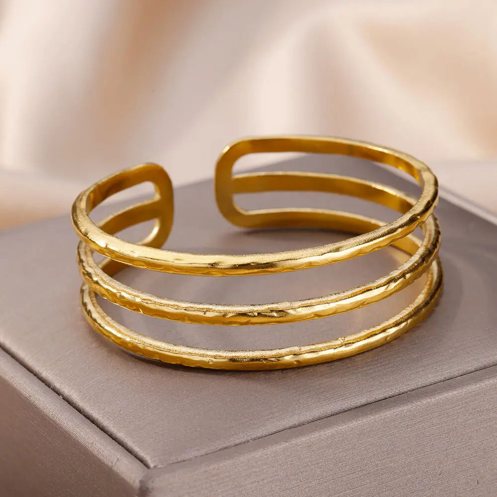 Jesus Bangles Bracelet for Women Stainless Steel Gold Color Luxury Bracelets New Trend Wedding Jewelry pulseras mujer bijoux