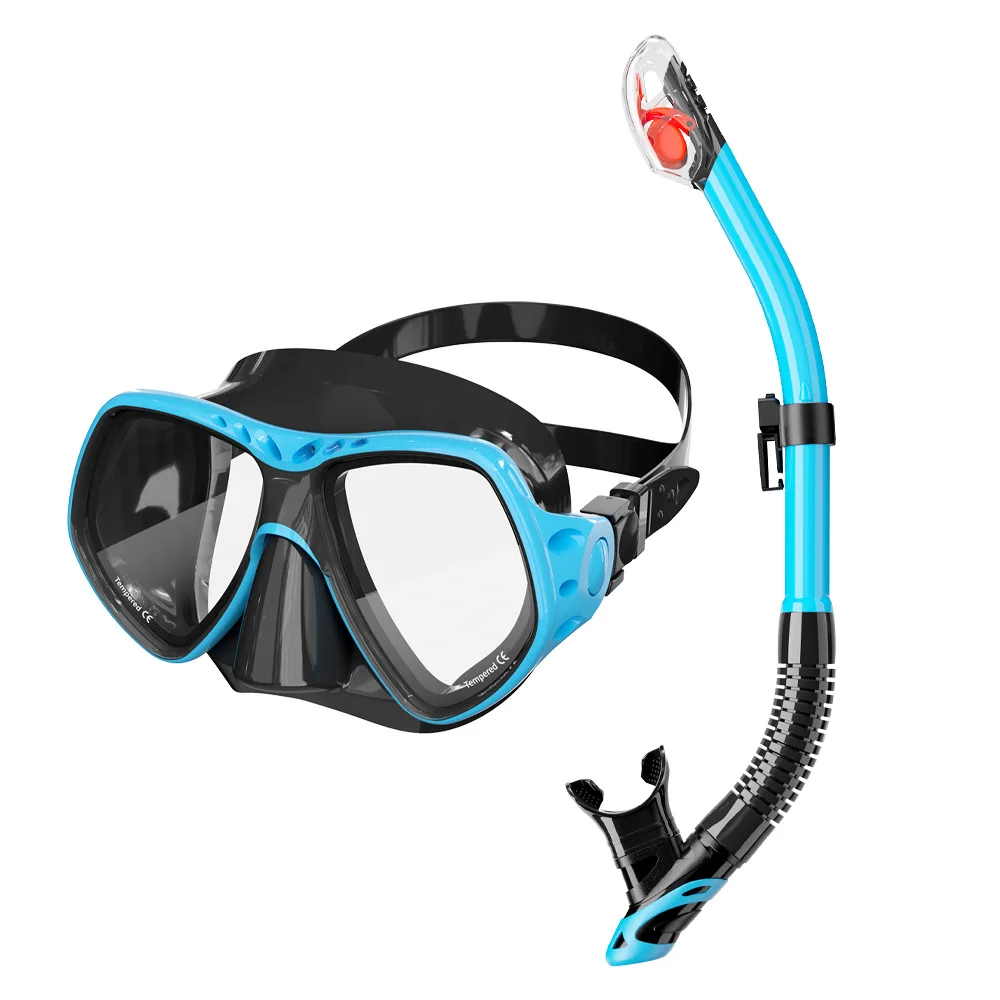 Neue profession elle Tauchmaske Schnorchel anzug Erwachsenen Silikon Anti-Fog-Brille Training Schnorchel Kit Schwimm ausrüstung Geschenk