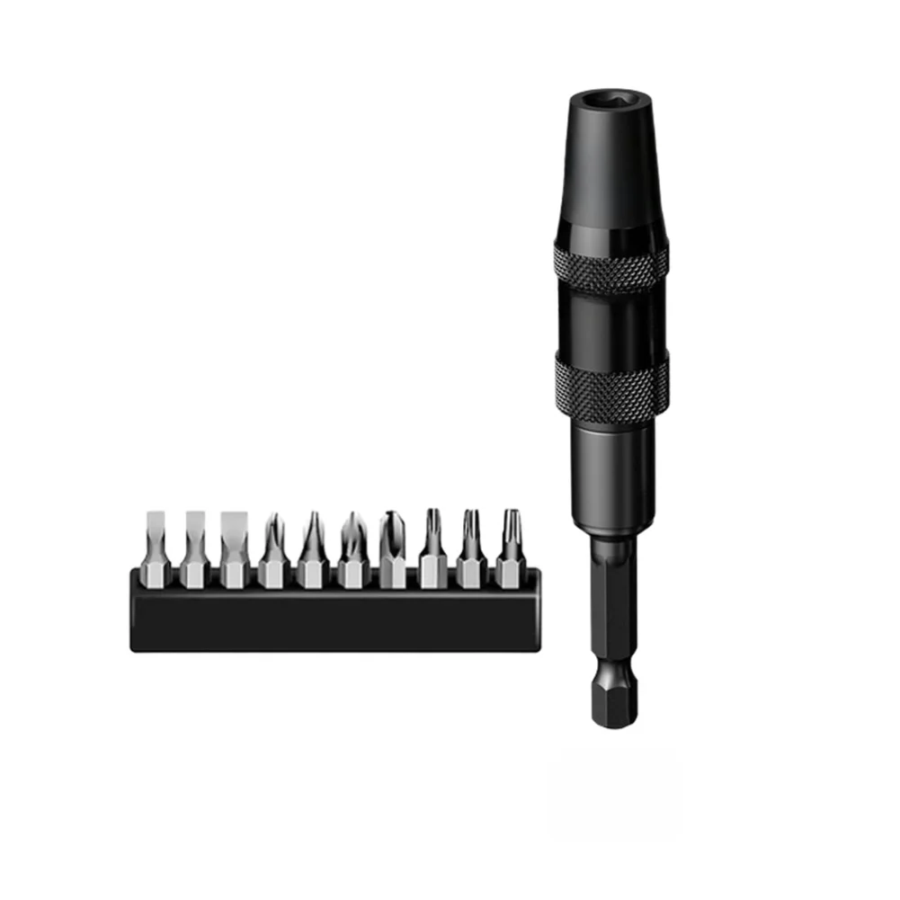 6.35mm Magnetic Extension Bar Designed with 30 Degree Articulating Head and 360 Degree Rotating Mechanism for Tool Versatility